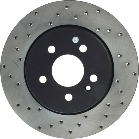 Centric Parts Sport Cross Drilled Brake Rotor, 128.35036R 128.35036R